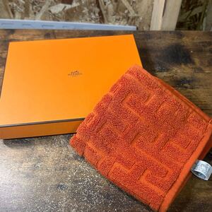 HERMES エルメス ハンドタオル カレタオル ブランド 小物 中古品