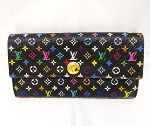 【LV】M60444 ポルトフォイユ・サラ マルチカラーライン☆ＡＢ品☆質屋 ユニオン本通店 LOUIS VUITTON ルイ・ヴィトン