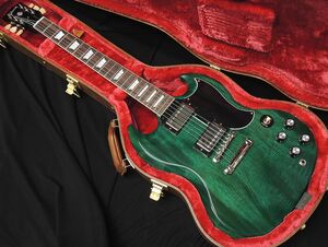 GIBSON SG STANDARD 61 STOP BAR TRANSLUCENT TEAL ギブソン グリーン カスタム・カラー・シリーズ エレキギター エスジー