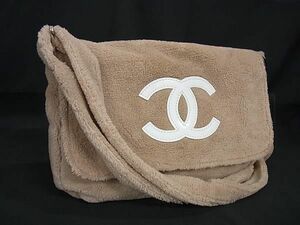 1円 ■美品■ CHANEL シャネル ココマーク ファー クロスボディ ショルダーバッグ レディース ベージュ系 BJ3880