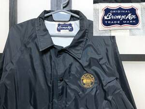 90s ブロンズエイジ ナイロン コーチジャケット USA製 / 90年代 BRONZE AGE Coach Jacket スケート Old Vintage ビンテージ アメリカ製