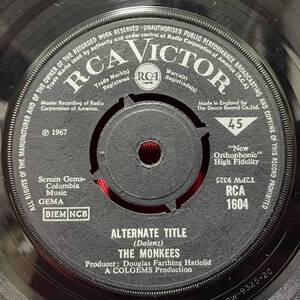 ◆UKorg7”s!◆THE MONKEES◆ALTERNATE TITLE◆