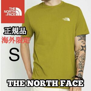 the north face ザ ノースフェイス メンズ シンプル ドーム Tシャツ 半袖 コットン ホワイト 白 simple XS S ピスタチオ カーキ