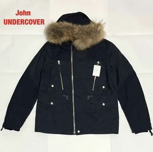 【美品】JohnUNDERCOVER　ジョンアンダーカバー　キルティングアーミーブルゾン　タヌキファー　付属品付き　定価79,200円　JUR4202　16AW