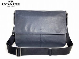 送料無料★完売モデル コーチ メンズ COACH メトロポリタン ペブルド レザー ショルダーバッグ メッセンジャーバッグ