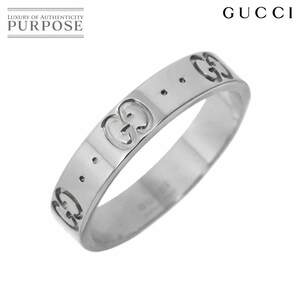 グッチ GUCCI アイコン #14 リング K18 WG ホワイトゴールド 750 指輪 Icon Ring 90244862