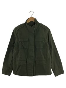 UNITED ARROWS green label relaxing◆ミリタリージャケット/38/コットン/KHK/無地/3625-186-0870//