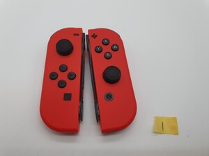 送料無料　任天堂　マリオカラー左右1　NintendoSwitchニンテンドースイッチ　ジョイコンLR JOY-CON左右セットコントローラ