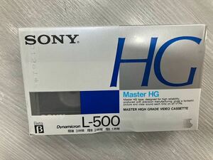 送料無料 新品 未使用 未開封 SONY ベータ VIDEO テープ L-500 MHG マスター HG ソニー Beta ビデオテープ ハイグレード 画像参照 NC NR