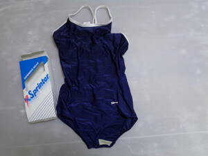 M　紺×白 　女子 　SP17010　スプリンター　sprinter　 スクール水着　競泳水着　　レトロ　　未使用