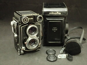 N35☆ ジャンク minolta AUTOCORD CDs型 ミノルタ 二眼カメラ (60)