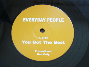 Everyday People/You Got The Best/EU盤/2002年盤/ EVERY 2 / 試聴検査済み