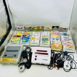 【送料無料】ファミコン本体2台＋ソフト39枚 まとめ売り 通電確認済み