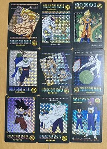 ドラゴンボール カードダス ビジュアルアドベンチャー　キラ　レア　9枚セット ベジータ フリーザ ピッコロ　トランクス　fancard 海外版