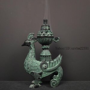 鳳凰鳥尊香炉 装飾品 工芸品 美術品 置物