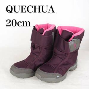 EB4625*QUECHUA*ケシュア*ジュニアスノーブーツ*20cm*紫