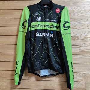 支給品　ロングサイクルジャージ　Cannondale　GARMIN　長袖　ロードバイク　自転車　キャノンデール　ガーミン　CASTELLI　カステリ