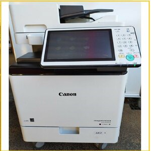 ■印字3035枚　Canon C356FⅢ A4カラー複合機（コピー/FAX/プリンター/スキャナー/両面印刷)/Wi-Fi/1段/トナー残量多【C1117Z6BH】