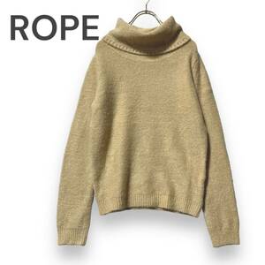 ROPE ロペ　タートルニット　タートルネックニット　ニット　セーター　ふわふわ 長袖