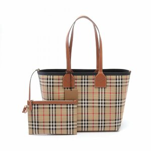 バーバリー ブランドオフ BURBERRY キャンバス トートバッグ コットン レディース