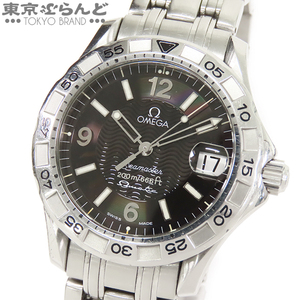 241001014072 1円 オメガ OMEGA シーマスター 200m オメガマチック 2514.50 ブラック SS 腕時計 メンズ オートクォーツ 難有