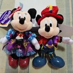 ディズニーハロウィン ミキミニ ぬいぐるみバッジ