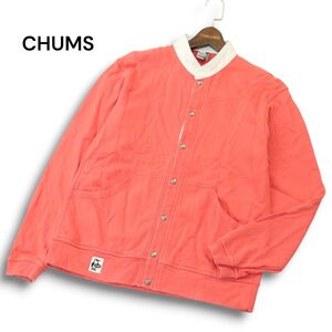 CHUMS チャムス 通年 フルスナップ★ ハリケーン トップ ループ パイル 裏毛 ジャケット Sz.M メンズ　A5T00130_1#O