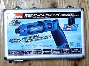 マキタ　7.2V 充電式ペンインパクトドライバ TD022DSHX （青）