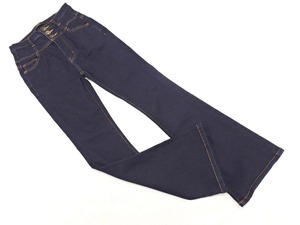 JEANASIS ジーナシス ブーツカット デニムパンツ sizeS/濃紺 ■■ ☆ eka8 レディース