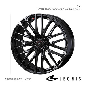 LEONIS/SK ランサーエボリューション10 CZ4A アルミホイール1本【19×8.0J 5-114.3 INSET35 HYPER BMC】0038339