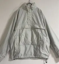 90s old GAP アノラックパーカー　ナイロン　白　オールドギャップ　古着