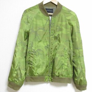 良品 LOUNGE LIZARD ラウンジリザード NYLON RIPSTOP BLOUSON 迷彩柄 カモフラ ナイロンジャケット ブルゾン ２ グリーン