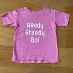 READY STEADY GO!  レディステディゴー！ キッズロゴT  120