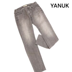 YANUK ヤヌーク 【Patricia Skinny】 USED加工♪ パトリシア スキニー デニム パンツ ジーンズ Sz.23　レディース 日本製　K4B00673_7#R