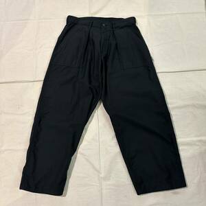 24SS 新品 NEIGHBORHOOD ネイバーフッド WIDE BAKER PANTS ワイドベイカーパンツ BLACK M