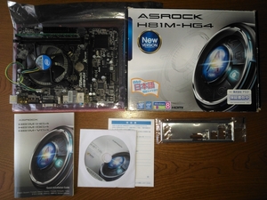 ASRock H81M-HG4 + INTEL CORE i3 4130 + 4GBメモリのセット(Win11認証済)