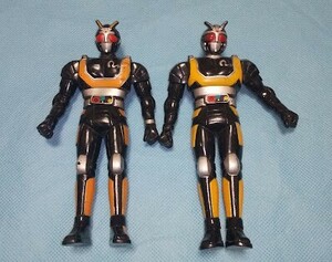 仮面ライダー：バンダイ RHS ブラック RX ロボライダー 彩色違い2種 全高約17cm ソフビ NAYA/オクパナ