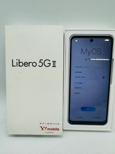 9h50 必見! Y!mobile スマートフォン ZTE Libero 5G II A103ZT 6.67インチ ホワイト ガラス割れ 通電確認済み ジャンク扱い 