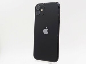 ◇ジャンク【au/Apple】iPhone 11 64GB SIMロック解除済み MWLT2J/A スマートフォン ブラック