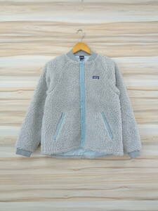 2038【本州のみ送料無料】patagonia パタゴニア　子供アウター　ボマージャケット　グレー　XXL 16-18サイズ　