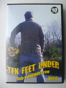 DVD◆10 TEN-FEET UNDER Sub-B.ONEWAY.Crew Vol.5 KEN IYOBE /釣り フィッシング