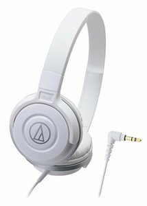 audio-technica STREET MONITORING ポータブルオンイヤーヘッドホン ホワイ(中古品)