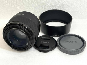 Sony ソニー SEL50F18F 50mm F1.8 単焦点 フルサイズ Eマウント レンズ フード付き ★ 動作OK! ★ 使用感少ない美品! ★ 人気! ★