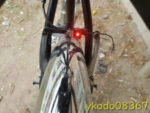 P1294:★人気商品★ MTB ミニVブレーキバイクライトテールリア自転車ライト 高輝度防水ランプ サイクリングアクセサリー