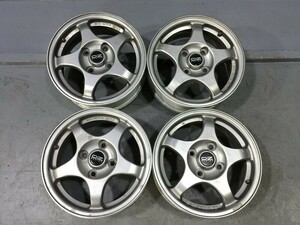 O・Z RACING OZ レーシング 15インチ アルミホイール(W6E126)ランエボ純正 15x6JJ オフセット46 4穴 PCD114.3 ハブ67