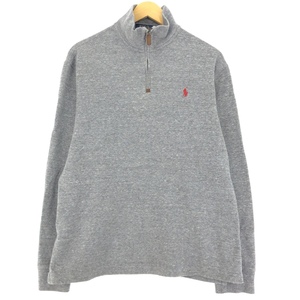 古着 ラルフローレン Ralph Lauren POLO RALPH LAUREN ハーフジップスウェットシャツ トレーナー メンズL /eaa426442 ss2501_30