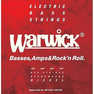 【中古】 WARWICK ワーウィック エレキベース弦 4弦セット ニッケルメッキ 46210 Medium Light