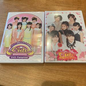 c-ute DVD2本セット　DVDパンフレット　始まったよ！キューティーショー　デビュー単独コンサート2007春　DVD magazine vol.1