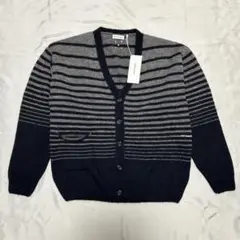 未使用品 pop trading company stripedcardigan