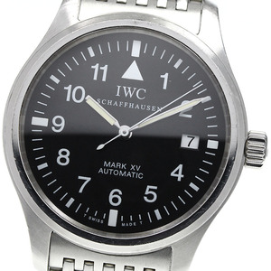 IWC SCHAFFHAUSEN IW325302 パイロットウォッチ マークXV デイト 自動巻き メンズ _757118